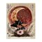 Stupell Industries Crescent Moon & Florals Canvas, design by Sara Culpepper